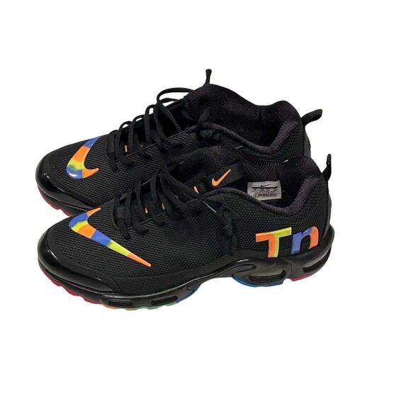 Men\'s Nike Air Max TN 2019 Shoes Black/Multi-Color Size 11